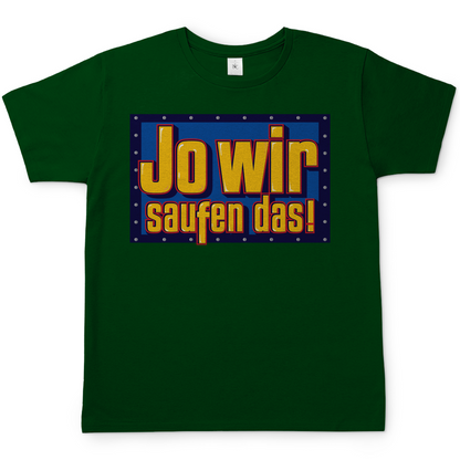 Jo wir saufen das - Bob der Baumeister - Herren Shirt Bottle Green