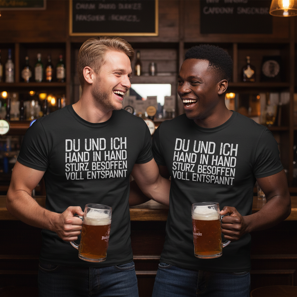 Du und ich Hand in Hand - Herren Shirt