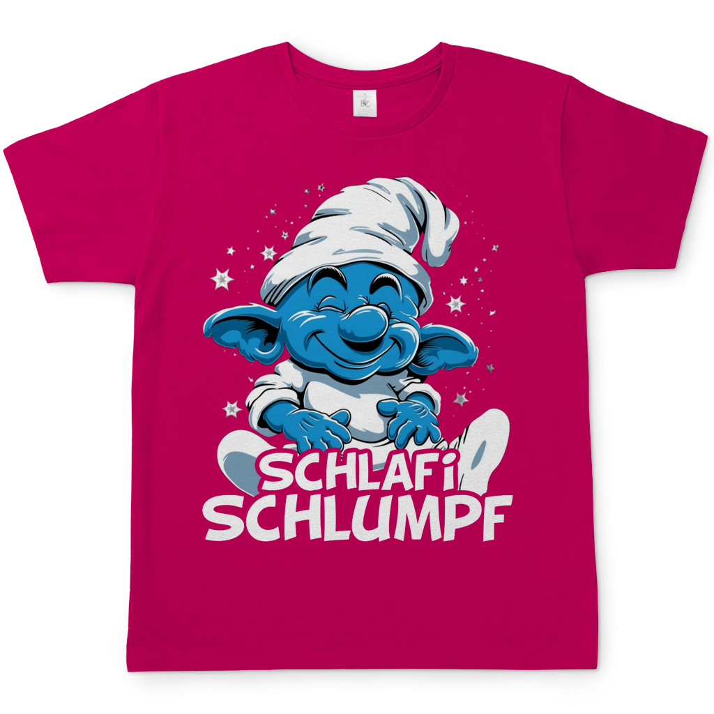 Schlafi Schlumpf Grafik - Herren Shirt Sorbet