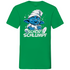 Schlafi Schlumpf Grafik - Herren V-Neck Shirt Kelly Green