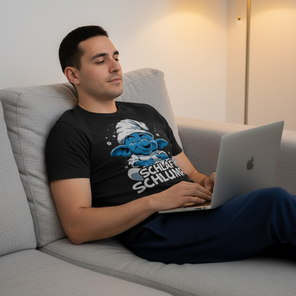 Schlafi Schlumpf Grafik - Herren Shirt