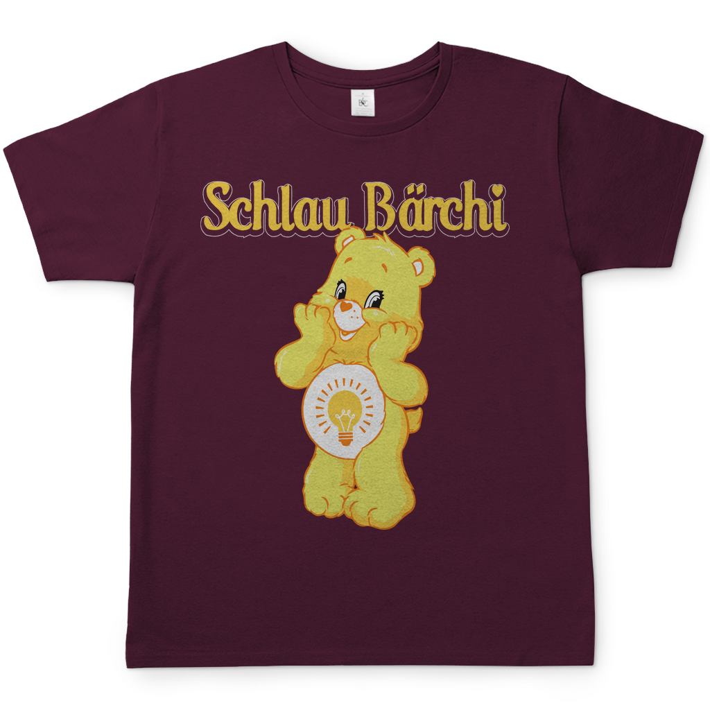 Schlau Bärchi - Glücksbärchi - Herren Shirt Burgundy