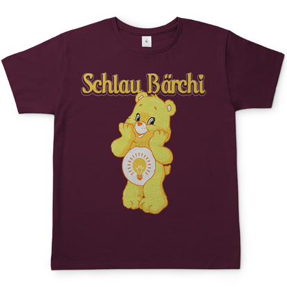Schlau Bärchi - Glücksbärchi - Herren Shirt Burgundy