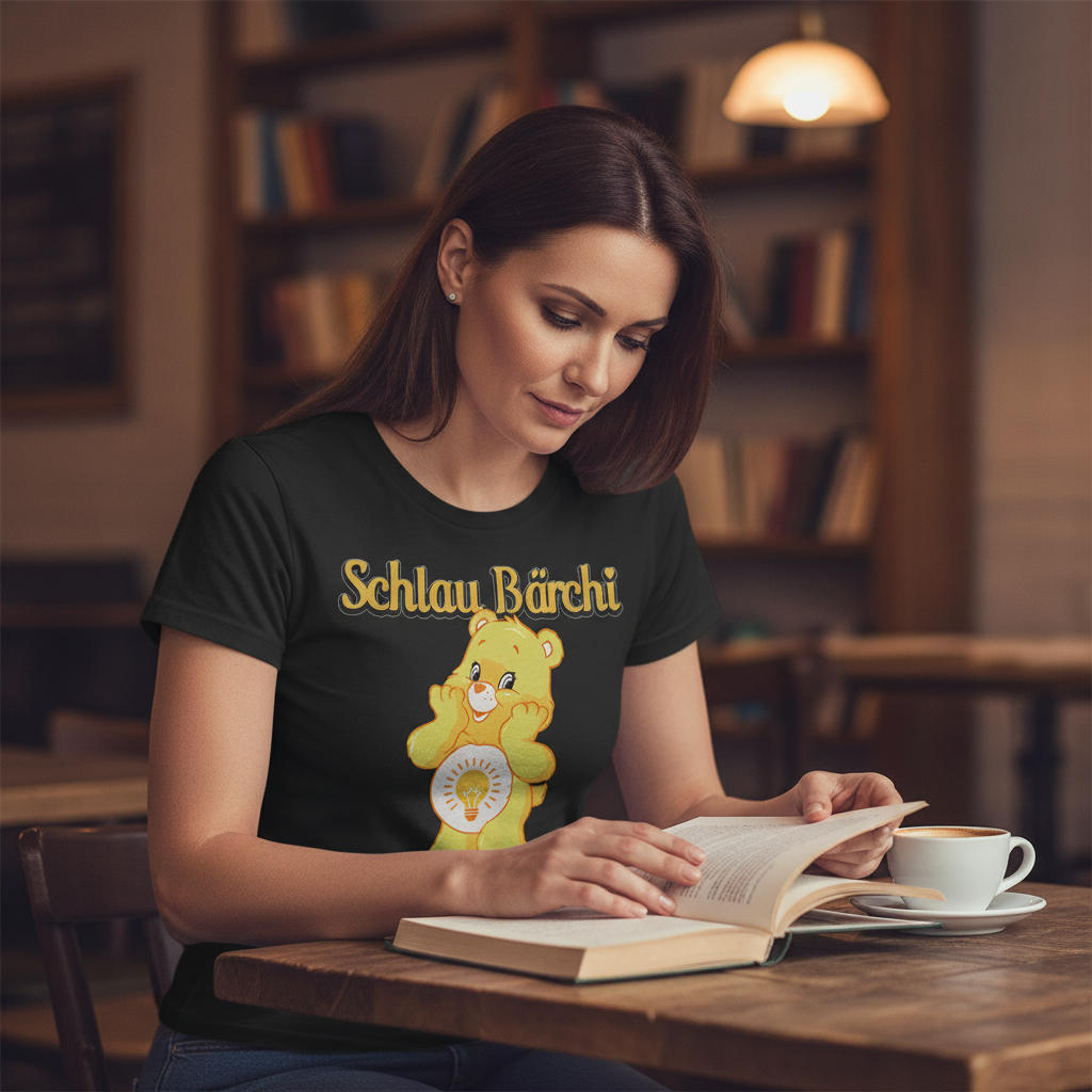 Schlau Bärchi - Glücksbärchi - Damenshirt