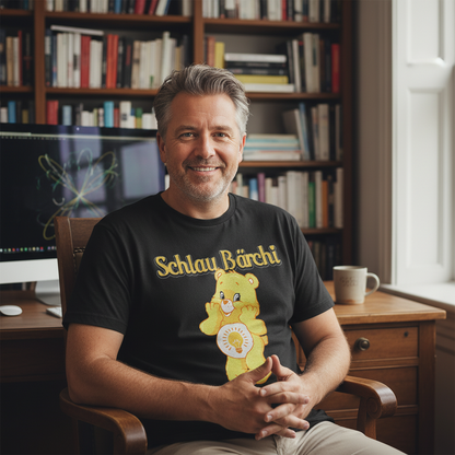 Schlau Bärchi - Glücksbärchi - Herren Shirt