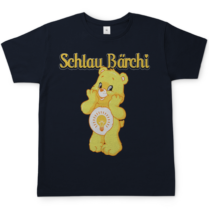 Schlau Bärchi - Glücksbärchi - Herren Shirt Navy