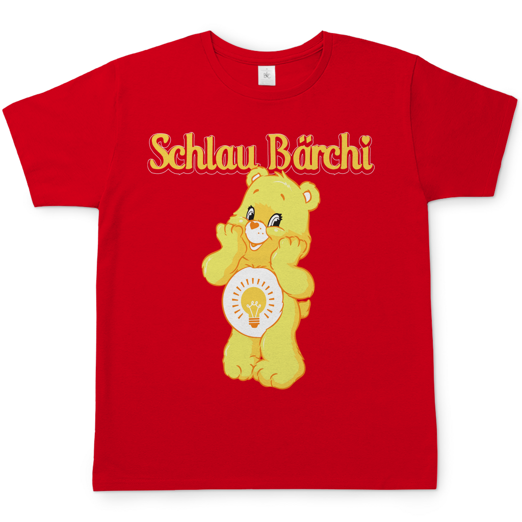 Schlau Bärchi - Glücksbärchi - Herren Shirt Red