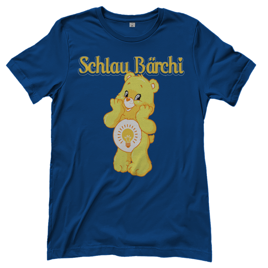 Schlau Bärchi - Glücksbärchi - Damenshirt Royal Blue