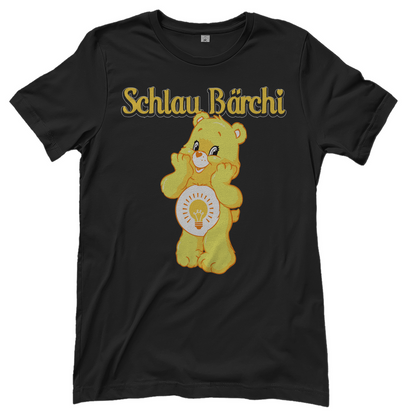 Schlau Bärchi - Glücksbärchi - Damenshirt Black
