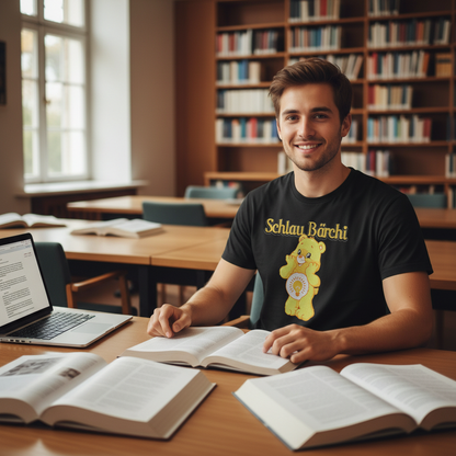 Schlau Bärchi - Glücksbärchi - Herren Shirt