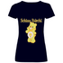 Schlau Bärchi - Glücksbärchi - V-Neck Damenshirt Deep Navy