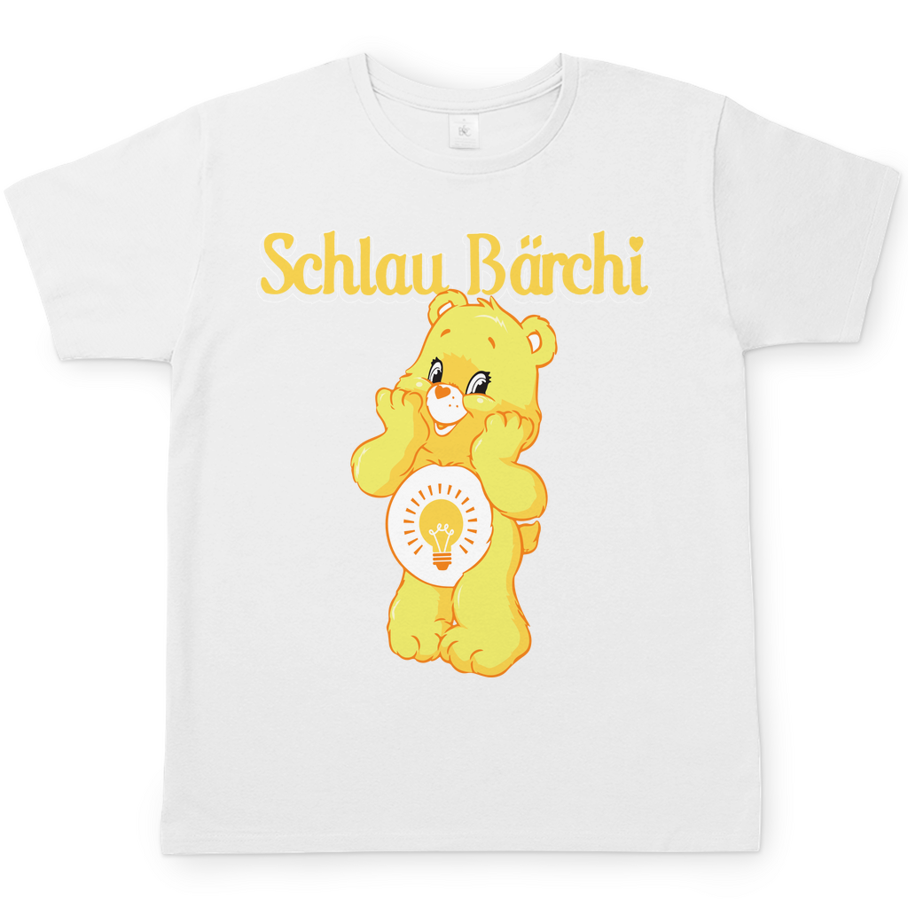 Schlau Bärchi - Glücksbärchi - Herren Shirt White