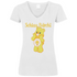 Schlau Bärchi - Glücksbärchi - V-Neck Damenshirt White