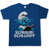 Schlaubi Schlumpf Grafik - Herren Shirt Royal Blue