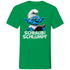 Schlaubi Schlumpf Grafik - Herren V-Neck Shirt Kelly Green