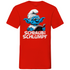 Schlaubi Schlumpf Grafik - Herren V-Neck Shirt Red