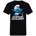 Schlaubi Schlumpf Grafik - Herren V-Neck Shirt Black