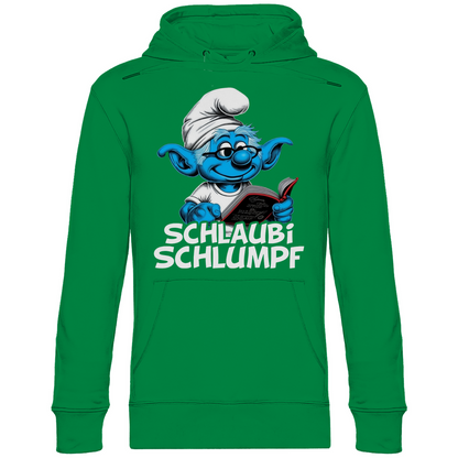 Schlaubi Schlumpf Grafik - Unisex Hoodie Kelly Green