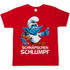 Schnäpschen Schlumpf Grafik - Herren Shirt Red