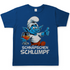 Schnäpschen Schlumpf Grafik - Herren Shirt Royal Blue