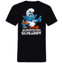 Schnäpschen Schlumpf Grafik - Herren V-Neck Shirt Black