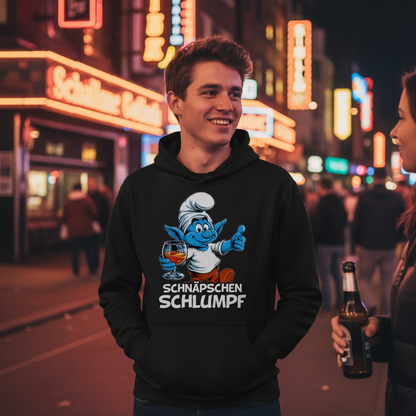 Schnäpschen Schlumpf Grafik - Unisex Hoodie