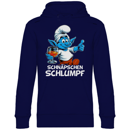 Schnäpschen Schlumpf Grafik - Unisex Hoodie Navy Blue