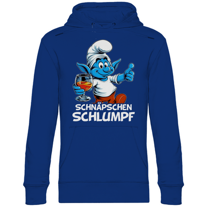 Schnäpschen Schlumpf Grafik - Unisex Hoodie Royal