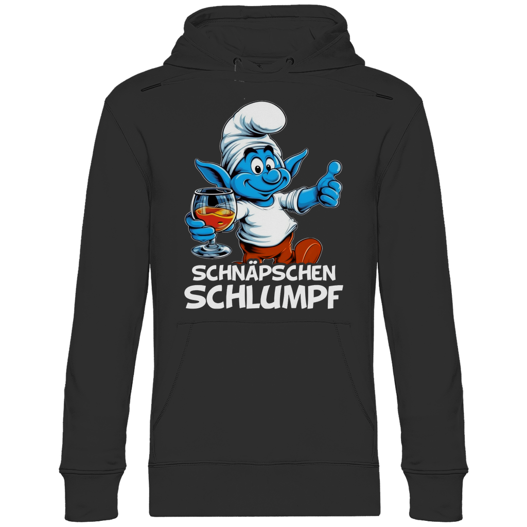 Schnäpschen Schlumpf Grafik - Unisex Hoodie Black