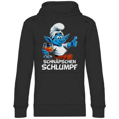 Schnäpschen Schlumpf Grafik - Unisex Hoodie Black