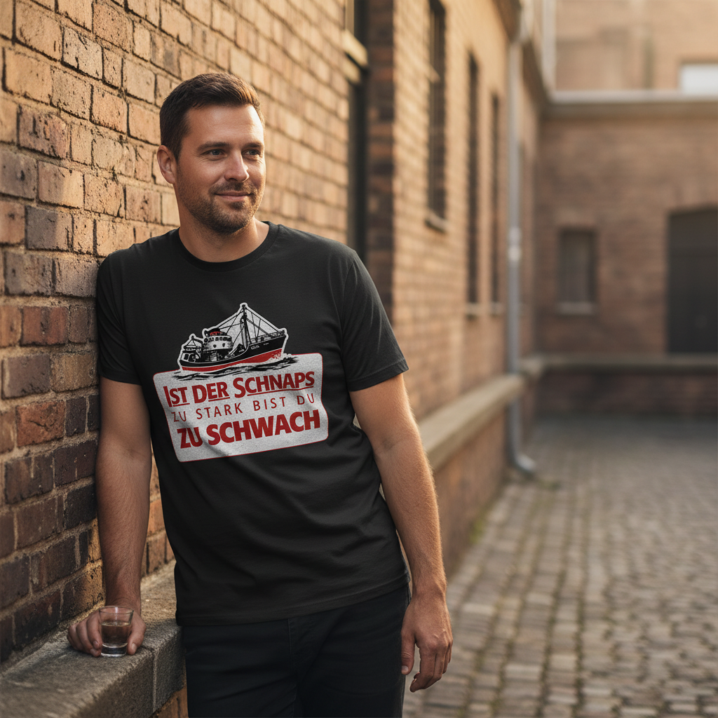 Ist der Schnaps zu stark bist du zu schwach - Herren Shirt