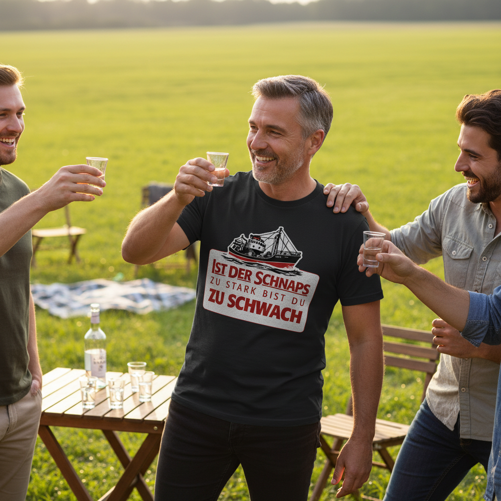 Ist der Schnaps zu stark bist du zu schwach - Herren Shirt