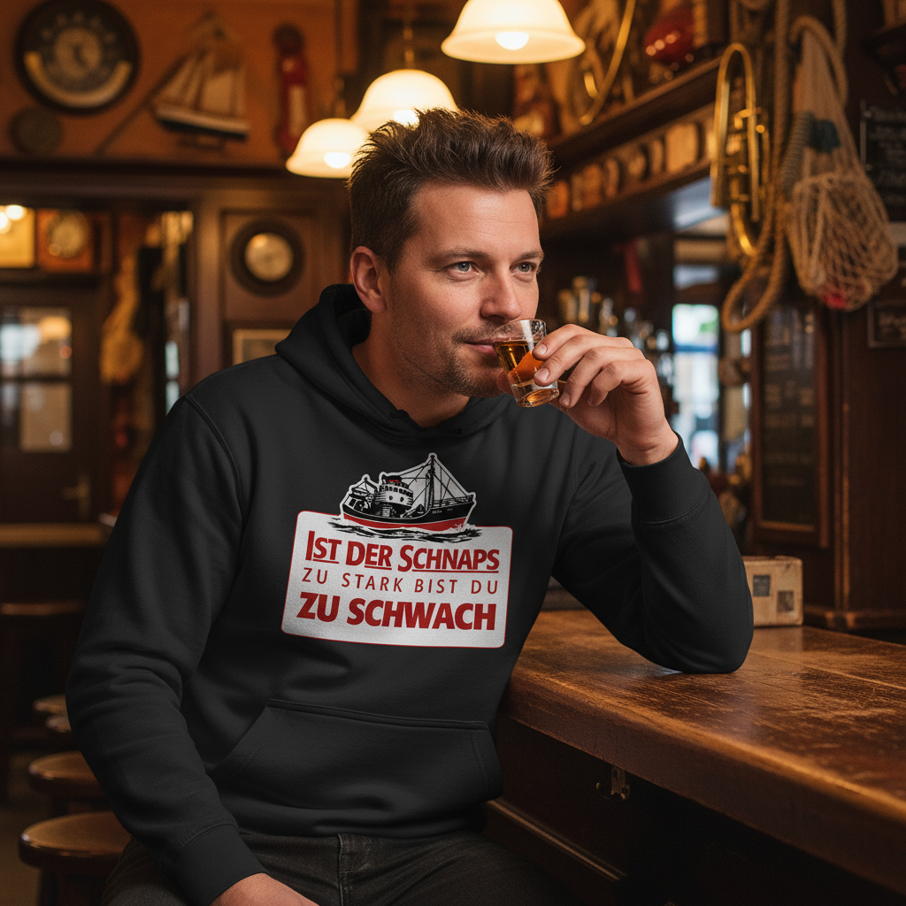Ist der Schnaps zu stark bist du zu schwach - Unisex Hoodie
