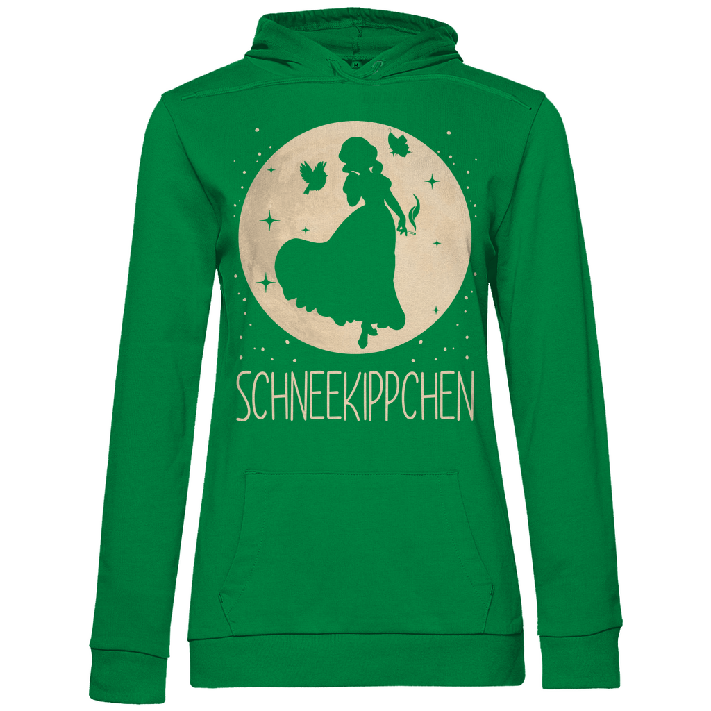 Mond Prinzessin - Schneekippchen - Damen Hoodie Kelly Green L