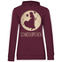 Mond Prinzessin - Schneekippchen - Damen Hoodie Wine
