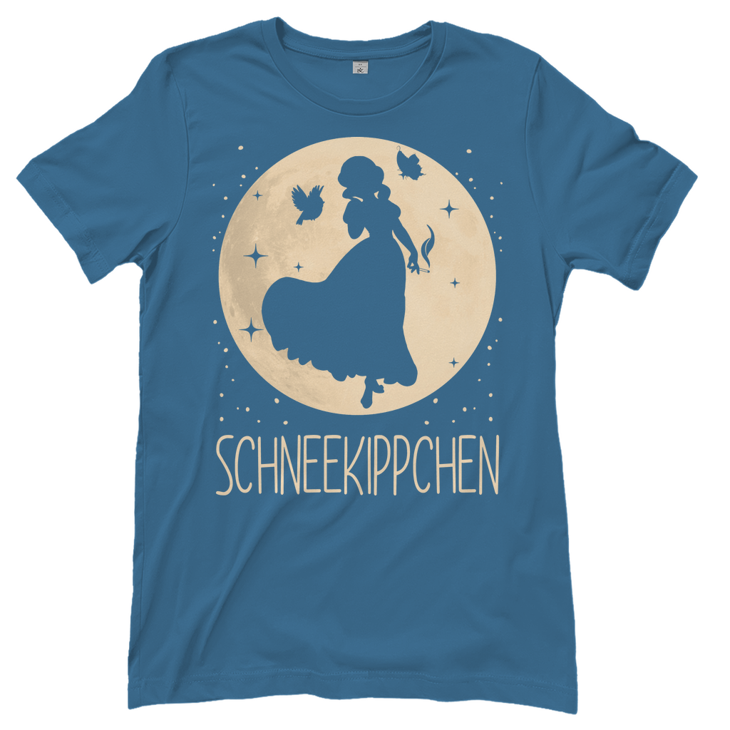Mond Prinzessin - Schneekippchen - Damenshirt Stone Blue
