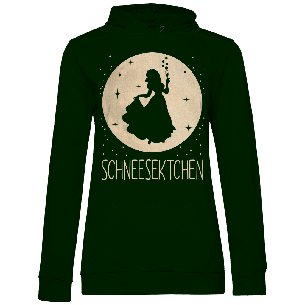 Mond Prinzessin - Schneesektchen - Damen Hoodie Forest Green