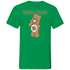 Schoko Bärchi - Glücksbärchi - Herren V-Neck Shirt Kelly Green