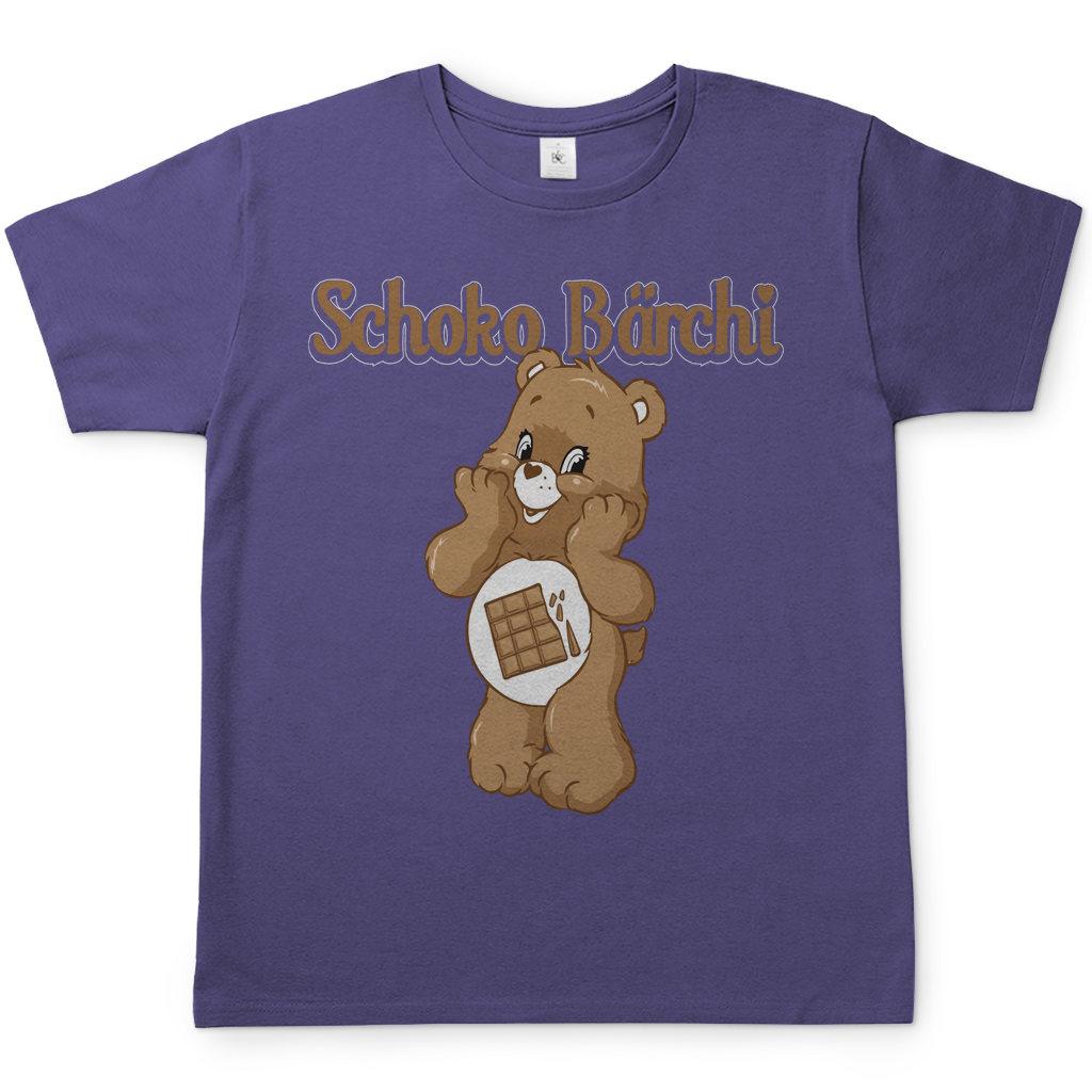 Schoko Bärchi - Glücksbärchi - Herren Shirt Millennial Lilac