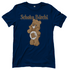 Schoko Bärchi - Glücksbärchi - Damenshirt Navy