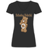 Schoko Bärchi - Glücksbärchi - V-Neck Damenshirt Black