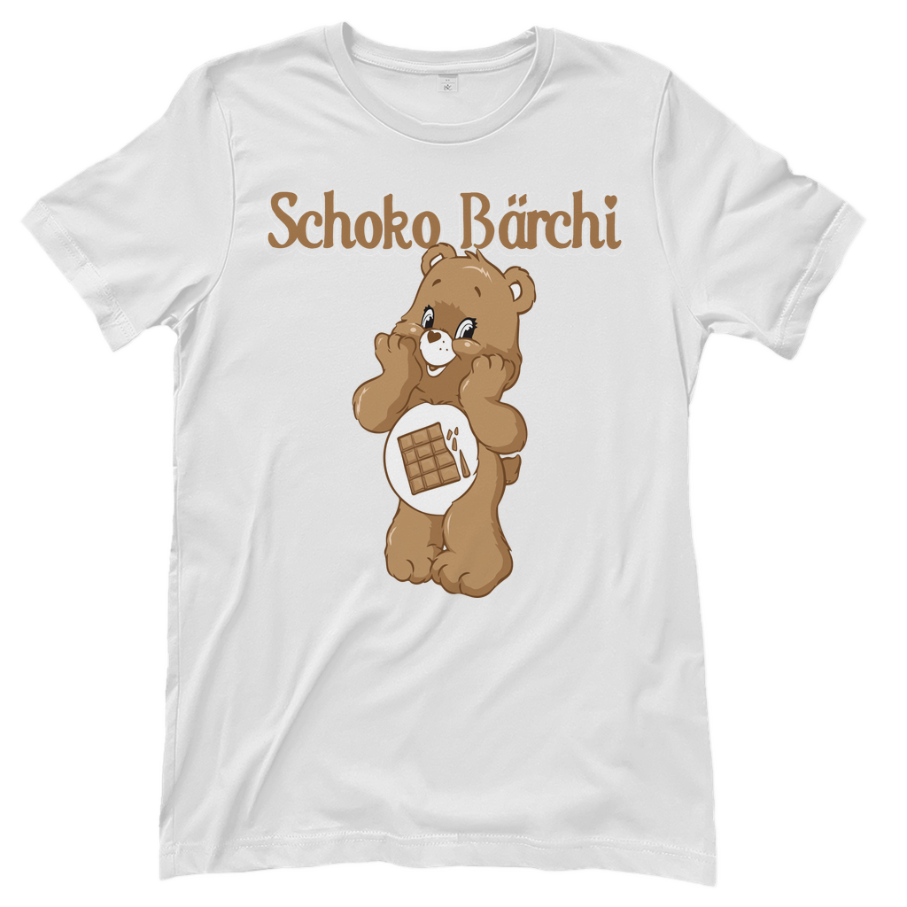 Schoko Bärchi - Glücksbärchi - Damenshirt White