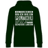 Betrunken bin ich wie ein Politiker - Unisex Hoodie Forest Green