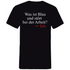 Was ist blau und stört bei der Arbeit - Herren V-Neck Shirt Black
