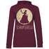 Mond Prinzessin - Schwipserella - Damen Hoodie Wine