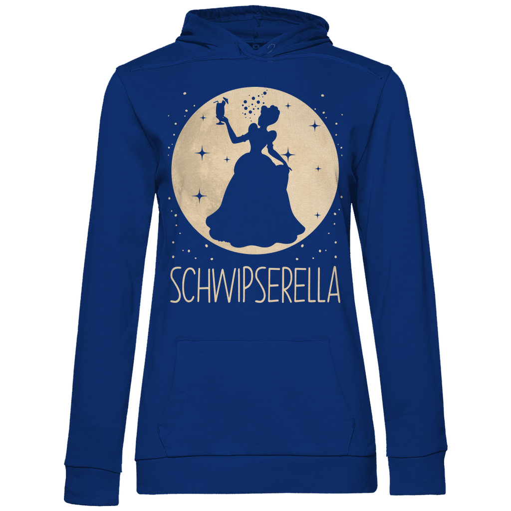Mond Prinzessin - Schwipserella - Damen Hoodie Royal