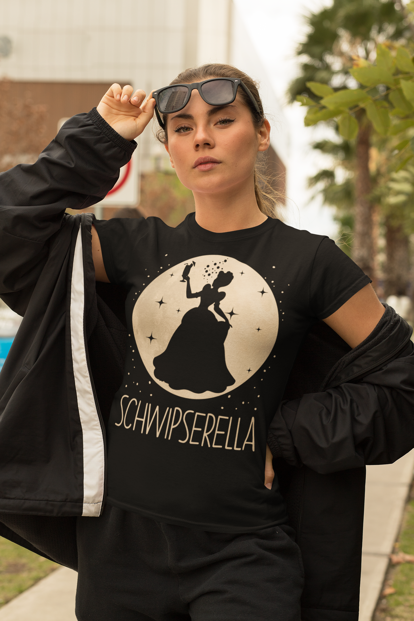 Mond Prinzessin - Schwipserella - Damenshirt