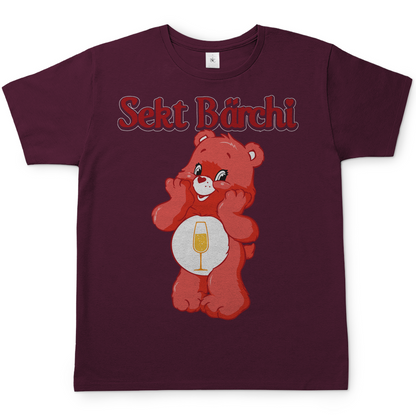 Sekt Bärchi - Glücksbärchi - Herren Shirt Burgundy