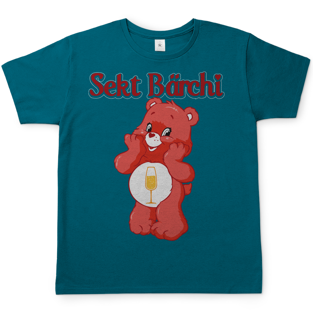 Sekt Bärchi - Glücksbärchi - Herren Shirt Diva Blue