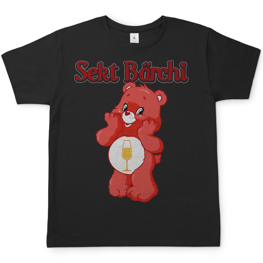 Sekt Bärchi - Glücksbärchi - Herren Shirt Black